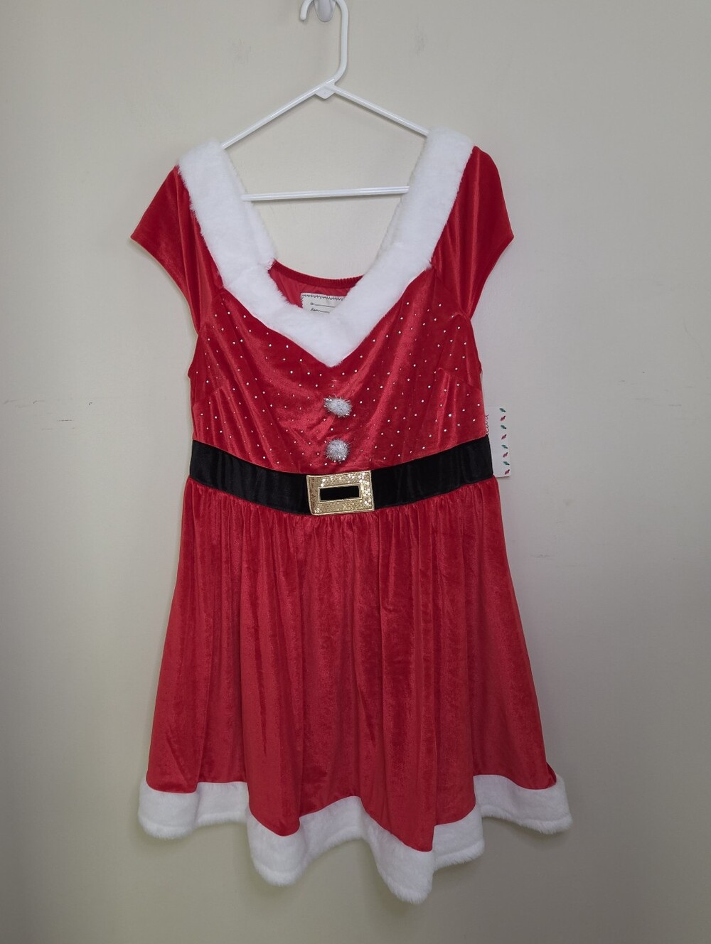 Women's Derek Heart Santa Dress Sz 1X NWT